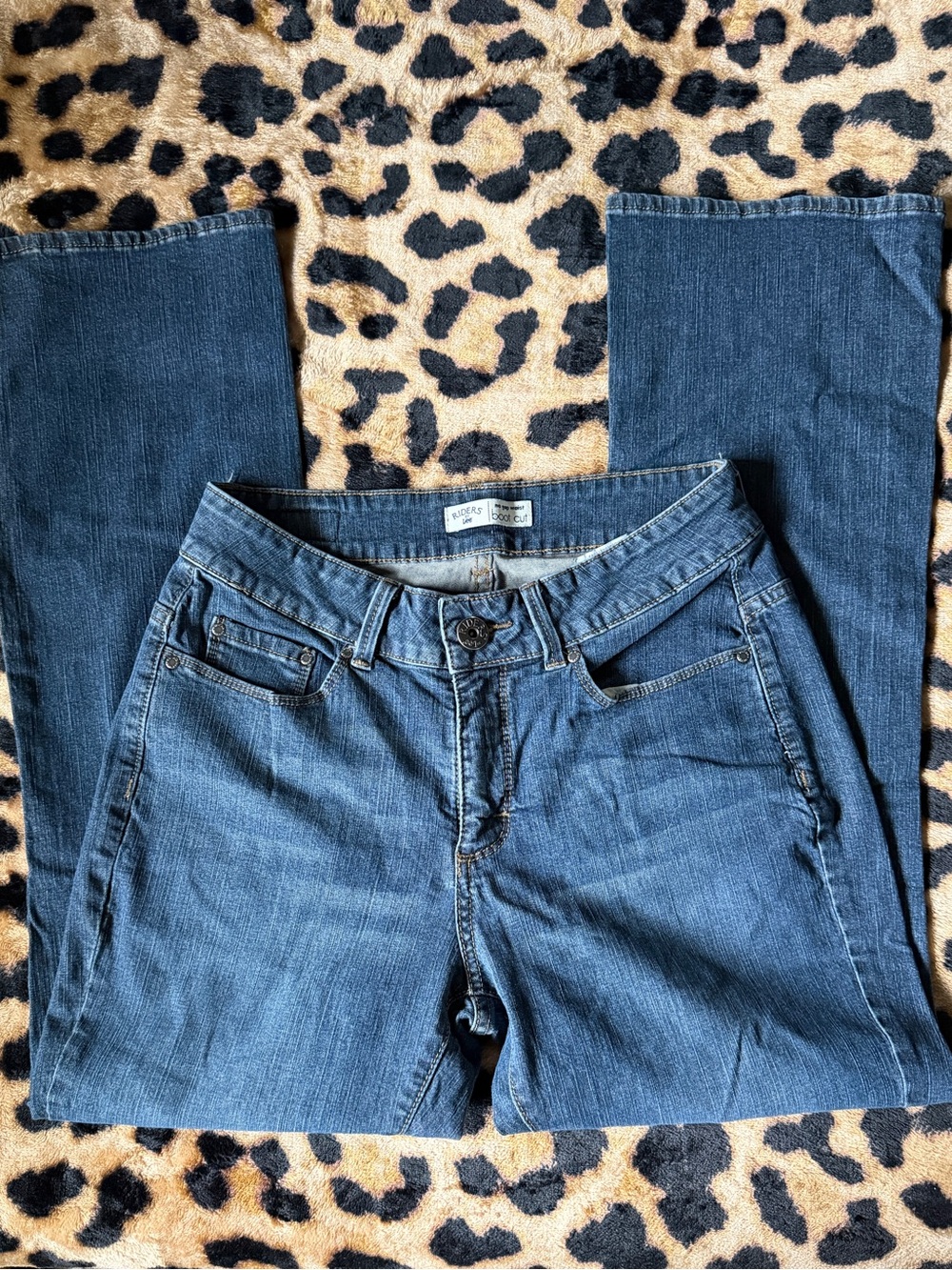 Riders By Lee Women's Dark Blue Boot-Cut Jeans